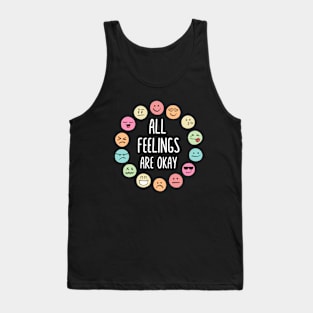 All Feelings Are Okay Autism Awareness Tank Top